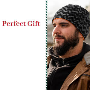 Gorros de punto de tela de lana cálida de invierno informal de negocios para hombres de alta calidad con logotipo personalizado patrones de puntos y personajes - Product Image 2