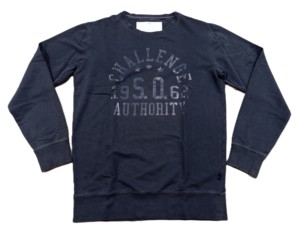T-shirt à manches longues imprimé en coton épais pour hommes - Product Image 2