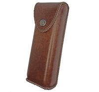 Pochette à lunettes en cuir de luxe gravée personnalisée pour femmes étui souple durable pour lunettes de lecture stockage sécurisé support de voyage