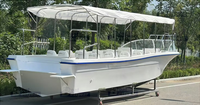 Yacht de croisière en aluminium personnalisé UBI 930, 11,8 m, 30 passagers, moteur in-bord ou hors-bord, 300 CV, 30,0-35,0 nœuds, construction soudée