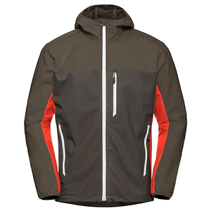 Nouvelle arrivée de veste softshell pour hommes logo imprimé personnalisé fermeture à glissière complète coupe-vent respirant longue offre spéciale prix de gros ODM - Product Image 5