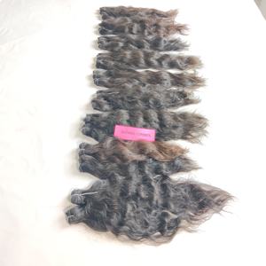 Venta al por mayor 100% de doble trama vietnamita máquina India cutícula alineada cabello humano crudo sin procesar ninguna onda química rizo barato - Product Image 1