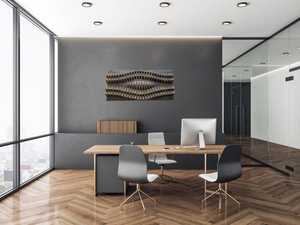 Decoración de pared 3D hecha a mano Panel acústico de madera real con diseño Art Deco Arte de pared de madera flotante para decoraciones de cumpleaños - Product Image 4