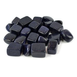 Piedra de Cristal Azul Goldstone Pulida para Decoración - Product Image 2