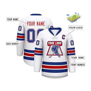 Best Price Custom Design Men's Ice Hockey Jersey Free Heat Transfer Printing Sublimation <b>Club</b> Team Ice Hockey Wear - Product Image 5
