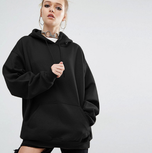 Última Venta caliente suéter en blanco de gran tamaño Casual Sudadera con capucha en blanco Jerséis sudaderas con capucha de las mujeres - Product Image 2