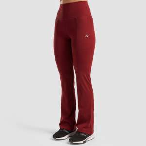 Momentum Red <b>Flared</b> Pants Stylish Yoga <b>Leggings</b> - Product Image 1