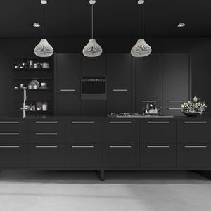 แพ็คแบนตกแต่งอย่างมีสไตล์พร้อมที่เก็บของแบบปรับได้และโครงสร้างทนทานเพื่อการใช้งานที่ยาวนานทั้งชุดตู้ครัว - Product Image 2