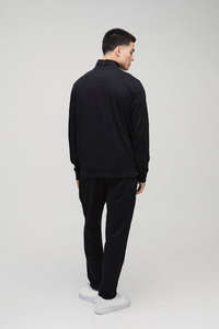 เครื่องแต่งกายแนวสตรีทของผู้ชายใหม่เสื้อฮิปฮอปยูนิเซ็กส์โอเวอร์ไซส์แบบซิปมีฮู้ดและชุดวิ่งแบบบานออกเองโลโก้กล่องใส่ได้ - Product Image 6