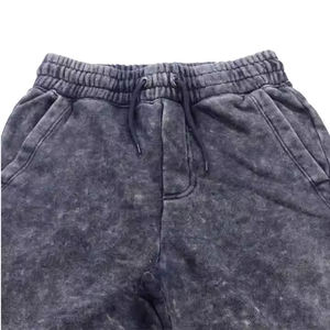 2026 <b>Men's</b> Heavyweight Canvas Acid Wash Windproof Drawstring Closure <b>Shorts</b> New Style Vintage Wash Board 100% Cotton - Product Image 5