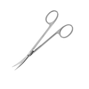 กรรไกรผ่าตัดแบบโค้ง ปลายแหลม ผิวกระจก ใช้ด้วยมือ สำหรับการผ่าตัด ระดับคลาส II ขนาดสั่งทำได้ รับผลิตแบบ OEM แบรนด์ส่วนตัว ได้รับการรับรองจาก CCC - Product Image 1