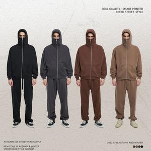 Wholesale Unisex High Quality Custom Hoody Jacket Men Full <b>Zipper</b> Hoodie Blank Zip up Men's Zip Neck Hoodie - Product Image 5