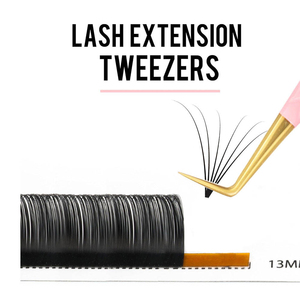 Pince à cils coudée à 45 degrés de qualité supérieure à prix compétitif pour cils volumineux Conception antidérapante - Product Image 2