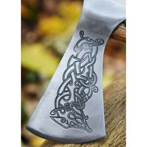 El yapımı şam çelik Viking taktik balta özel DIY sınıf cadılar bayramı savaş ve ahşap kolu için yüksek endüstriyel kalite ile - Product Image 6