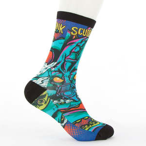 Chaussettes de sport de haute qualité, vente en gros de chaussettes de sport personnalisées en spandex/polyester, vêtements d'hiver, antibactériennes - Product Image 5