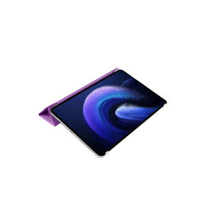 Netzy Navy Blue Premium Silicone Folio Case with Smart Cover <b>Stand</b> for Xiaomi Pad 6 Protective PC and PU Material - Product Image 5