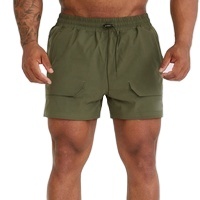 Pantalones cortos de gimnasio para hombre de secado rápido de marca de diseño personalizado OEM, pantalones cortos para correr de verano, pantalones cortos para correr atléticos para gimnasio para hombre - Product Image 4
