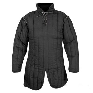 Abrigo Gambeson acolchado grueso Chaqueta Akteon histórica de manga larga medieval para el Festival de caballeros y La Feria de recreación - Product Image 3