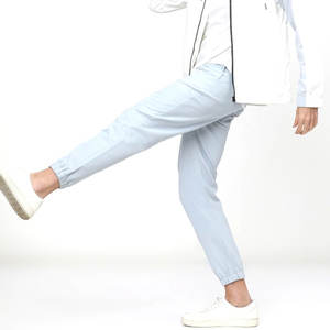 กางเกงจ็อกเกอร์ผ้าฝ้าย100% เทอร์รี่ผ้าเฟรนช์เทอร์รี่ใส่วิ่งกางเกงเอวยางยืดลายว่างเปล่าโลโก้ออกแบบได้ตามต้องการ - Product Image 1