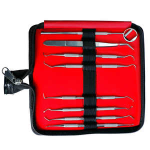 Instruments chirurgicaux pour le nombril, ensemble d'instruments dentaires pour le remplissage de résine composite, réparation, kit de 6 pièces avec certification CE - Product Image 4