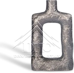 Florero de aluminio de metal negro de estilo moderno para el hogar, espacios habitables, Navidad y decoración de bodas - Product Image 4