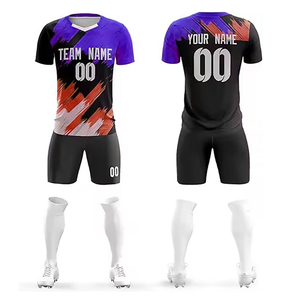 Nuevos conjuntos de camisetas de fútbol para niños, uniformes de entrenamiento para correr, ropa deportiva en blanco para equipos, camiseta de fútbol, camiseta de fútbol - Product Image 4
