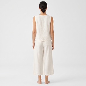 Women's Summer Solid <b>Linen</b> Blazer & Culottes Co-Ord Set Matching Casual Loose Fit Two-Piece | Private Label - Product Image 3