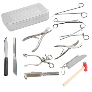 Conjunto de instrumentos de Cirugía de autopsia, conjunto de autopsias de acero inoxidable, herramientas quirúrgicas, base de instrumentos quirúrgicos, CE ISO - Product Image 1