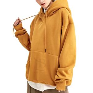Sudaderas con capucha de invierno Unisex de alta calidad de lujo francés Terry bordado 100% algodón personalizado Sudadera con capucha en blanco de gran tamaño - Product Image 1