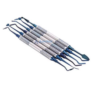 Venta caliente CE Equipos dentales Juego de espátula de llenado de resina compuesta con mango grueso Herramientas de llenado dental manual - Product Image 4