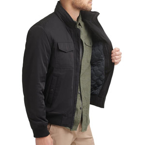 High Quality <b>Corduroy</b> Men's Winter High Street Bomber <b>Jacket</b> Hooded Filled Durable Fabric Smooth Finish Casual Daily Outfits Low - Product Image 3