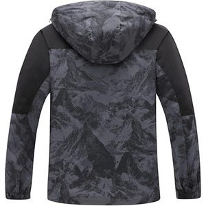 Service OEM Manteaux pour Hommes Vêtements de Plein Air Personnalisés Veste de Pluie Logo Brodé Vêtements pour Hommes Vestes de Pluie téléchargées par Robe de Sport - Product Image 3