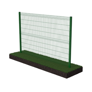 Panneau de clôture en maille en V incurvée 3D de 1,80 m de haut, revêtu de <span class=keywords><strong>PVC</strong></span> de haute qualité, clôture de sécurité de jardin en fil métallique soudé galvanisé - Product Image 2