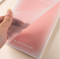 Séparateurs transparents 6 trous personnalisés pour classeur A5, onglet d'index, recharges de feuilles mobiles en PP, diviseurs de papier décoratif pour classeurs