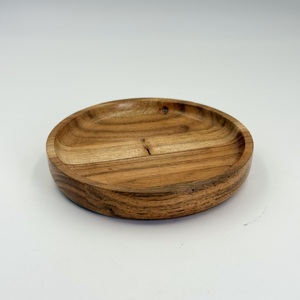 Plateau de service en bois d'acacia pour dessert, apéritif, fruits, biscuits, vinaigrette - Décoration de la maison et de la salle de bain, plats et assiettes en bois - Product Image 1