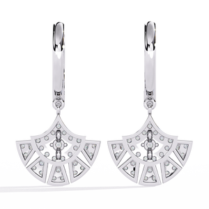 18K Gold Lab Grown Diamond <b>Earrings</b> for Women Brilliant Design Engagement Wedding <b>Fine</b> Jewelry IGI Certified Luxury Premium - Product Image 4