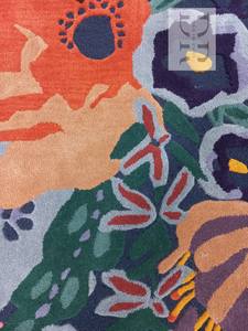 พรมขนสัตว์ประดับด้วยดอกไม้หรูหราทันสมัยพรมปูพื้นคุณภาพสูงสำหรับห้องรับประทานอาหารห้องนั่งเล่นหรือห้องครัวสำหรับพื้นในบ้าน - Product Image 6