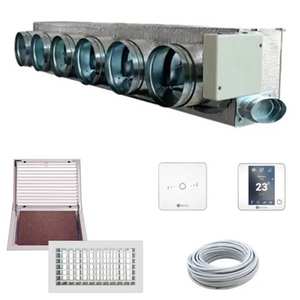 Kit Completo Airzone Easyzone con Unidad de Control de Compuertas Motorizadas WiFi de 6 Zonas e Interfaz para Sistemas HVAC - Product Image 1