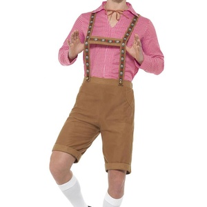 Lederhosen para Hombre, Pantalones Cortos Bávaros Alemanes, Traje Tradicional Personalizado 2026 - Product Image 1