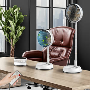 Ventilateur pliable portable 6000 mAh avec télécommande USB, mini-refroidisseur d'air portatif à trois vitesses, silencieux et rechargeable - Product Image 2