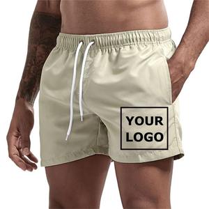 Shorts de sport pour hommes les plus vendus, en toile, taille mi-haute élastique, 100 % nylon écologique et imperméable - Product Image 1