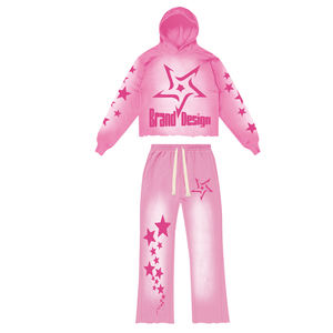 Nouvel ensemble de survêtement décontracté pour homme, automne-hiver, haute qualité, avec logo personnalisé, couleur unie, respirant, à capuche, grandes tailles, 100 % coton, écologique - Product Image 3