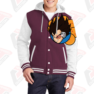 Veste universitaire élégante et chaude pour hommes avec capuche 100% coton polaire brodé Technics imprimé numérique teint uni pour l'hiver - Product Image 2
