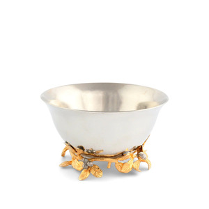 Awesome Design New Look Handmade Metal Salad Bowl Antique Design Home ware Decorative Dessert Fruit Serving Bowl - Product Image 2