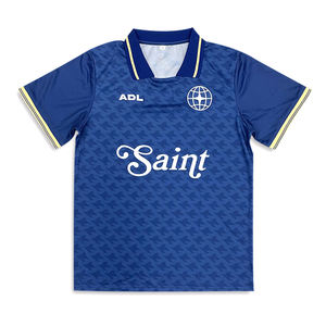 Ropa deportiva personalizada para hombre, Retro camiseta de fútbol, camiseta Polo a rayas, camiseta de fútbol Retro clásica Vintage hecha en Pakistán - Product Image 2