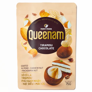 Customized Private Label Excellent Quality Solid Dragee <b>Chocolate</b> HALAL Tiramisu Coated <b>Almond</b> Cashew Macadamia Nuts 75G Export - Product Image 1