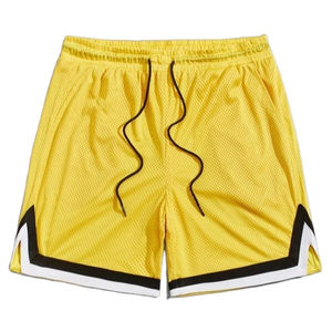 Shorts de sport décontractés pour hommes avec logo personnalisé, séchage rapide, respirants, anti-plis, à motifs et cordon de serrage ajustable pour les sports d'été - Product Image 4