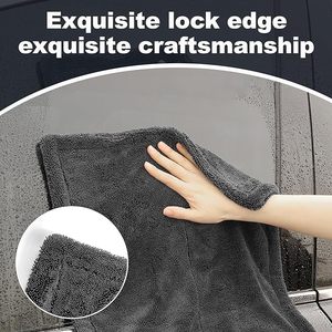 Khăn Lau Xe Hơi Xoắn Bằng Vi Sợi Không Viền Vải Siêu Thấm Vệ Sinh Chăm Sóc Chăm Sóc Chăm Sóc Chăm Sóc Ô Tô Siêu Khô 1300GSM - Product Image 3