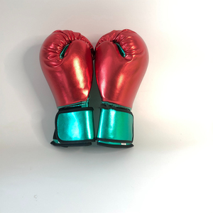Gants de boxe de combat en cuir PU brillant professionnel de haute qualité pour les arts martiaux et l'entraînement - Product Image 4