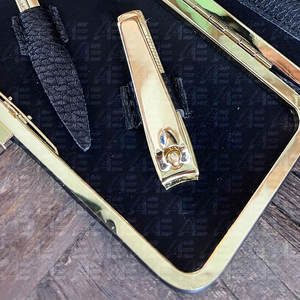 OFERTA ESPECIAL Juego de Manicura y Pedicura Profesional de Acero Inoxidable de 5 Piezas, Color Personalizado, Cortaúñas, Tijeras, Lima, Empujador de Cutículas - Product Image 4